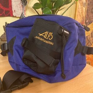 Alps Mountaineering Waist Lumbar Day Pack Fanny Bag Blue Hiking Walking Outdoors